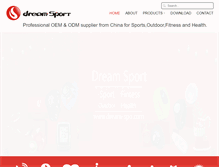 Tablet Screenshot of dream-spo.com